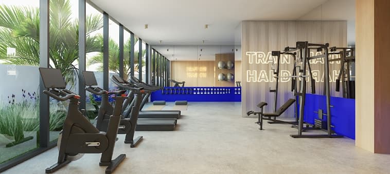 Weybridge Gardens amenity A State-Of-The-Art Gym in Dubailand Residence Complex, Dubai, by Leos