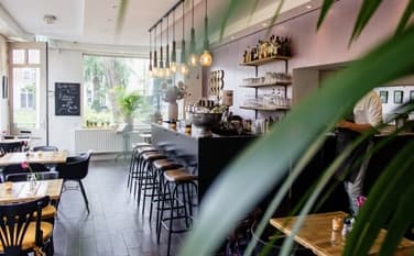 Weybridge Gardens amenity Como Lounge Café - Dubailand Residence Complex, Dubai - by Leos