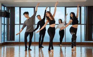 Weybridge Gardens amenity Leos Dance Studio in Dubailand Residence Complex, Dubai, by Leos