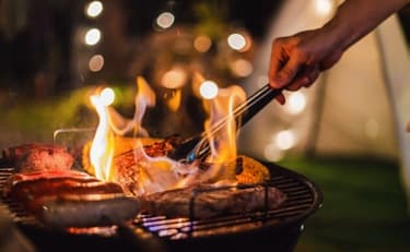 Weybridge Gardens amenity Smoke House Bbq - Dubailand Residence Complex, Dubai - by Leos