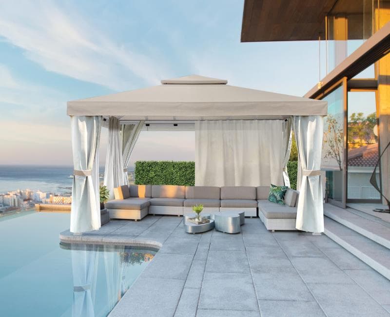 Whitecliffs Residences amenity Cabanas - Dubai Islands, Dubai - by AG Properties