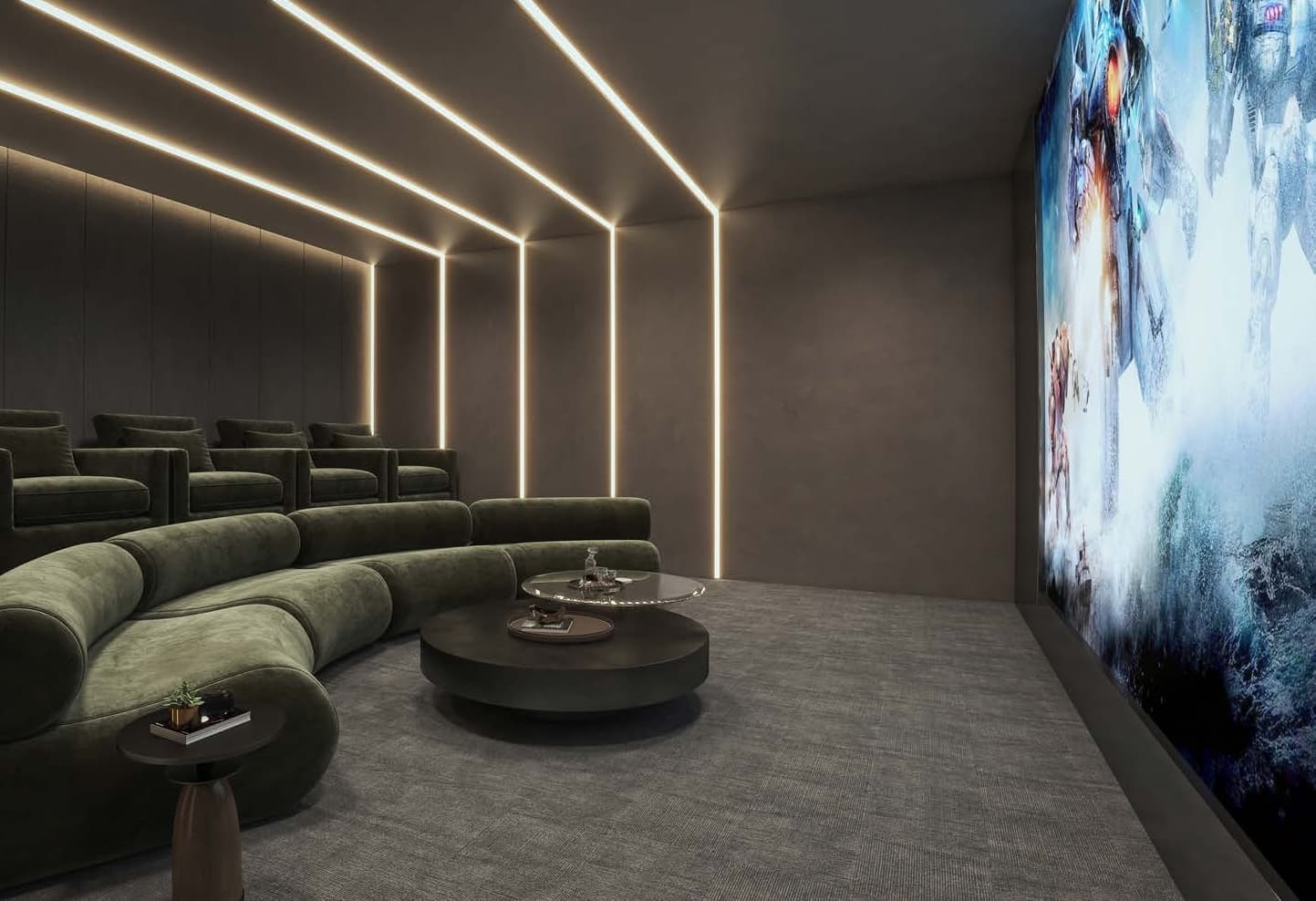 Whitecliffs Residences amenity Cinema Room - Dubai Islands, Dubai - by AG Properties