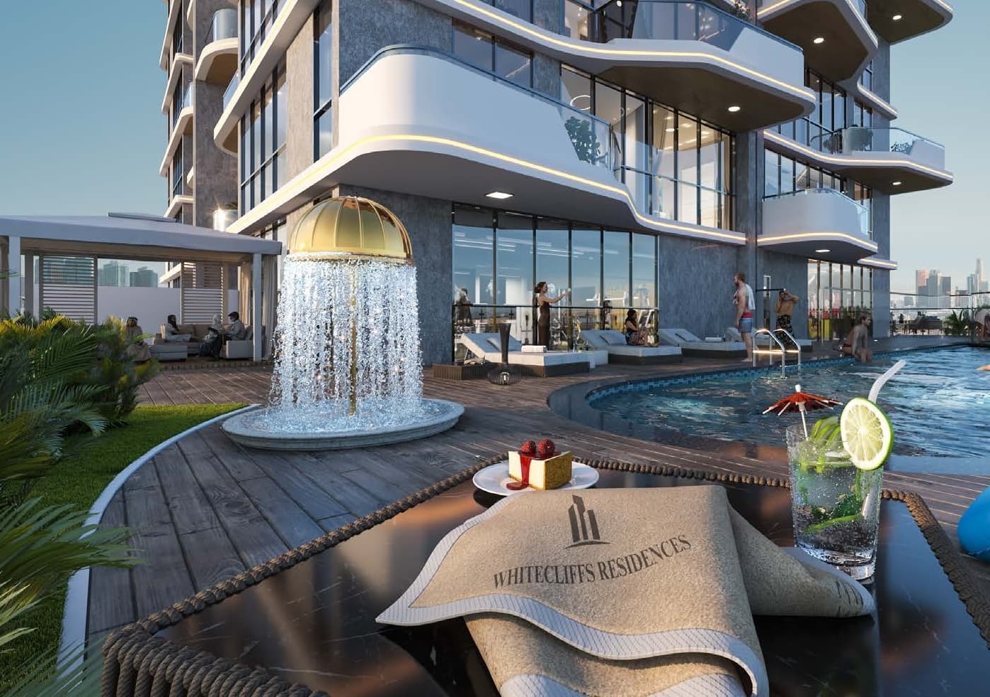 Whitecliffs Residences amenity Family Sitting Area - Dubai Islands, Dubai - by AG Properties