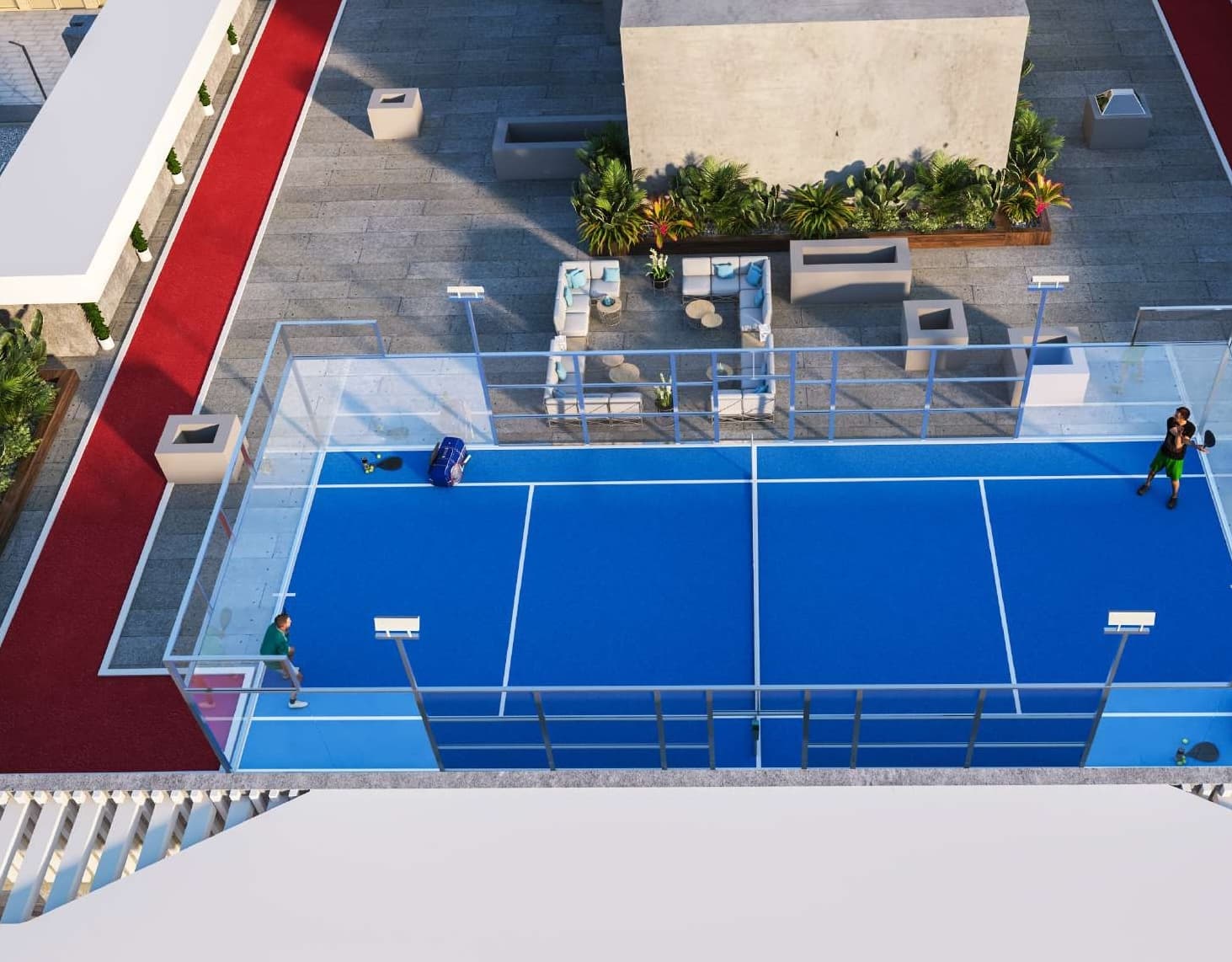 Whitecliffs Residences amenity Squash Court - Dubai Islands, Dubai - by AG Properties