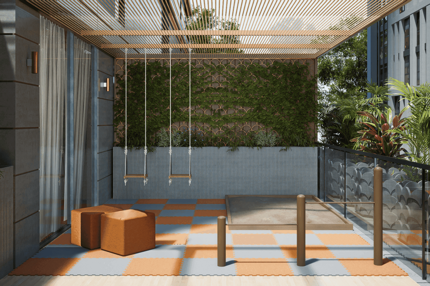 Whitestone Residences amenity Play Area - Al Satwa, Dubai - by Axiom Prime Real Estate