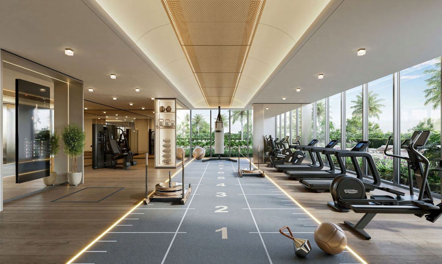 Windsor House amenity Fitness Studio - Dubai South, Dubai - by Ellington