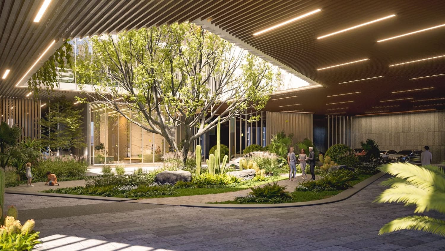 Wynwood by Imtiaz amenity Lush Central Courtyard & Green Podium - Dubai Islands, Dubai - by Imtiaz Development