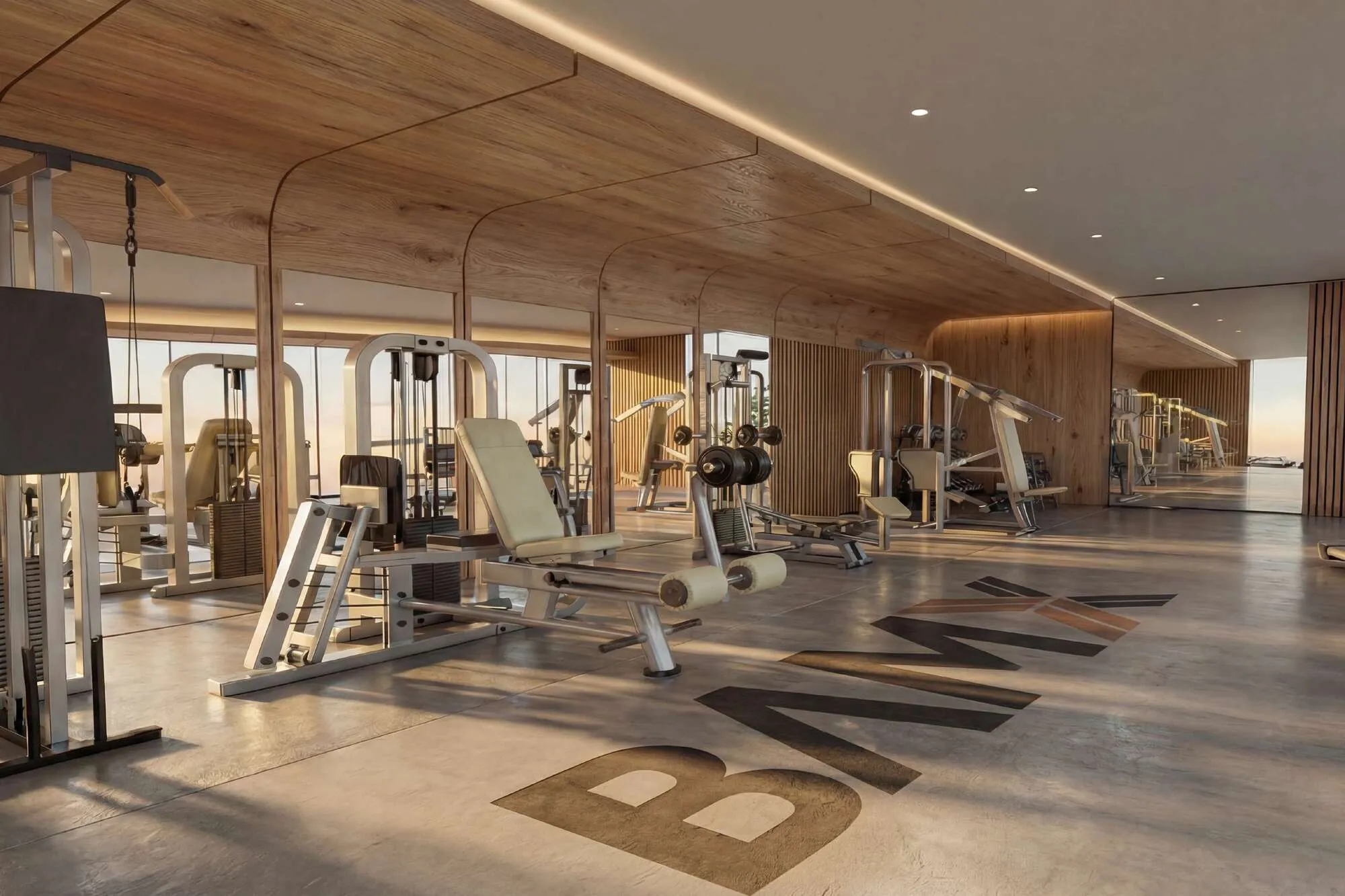 X11 amenity Fitness Center - Dubai South, Dubai - by BAMX Development