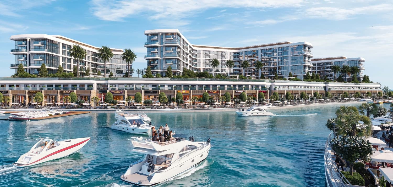Yachtside Marina Residences amenity Brimming Promenade - Siniya Island, Dubai - by Sobha