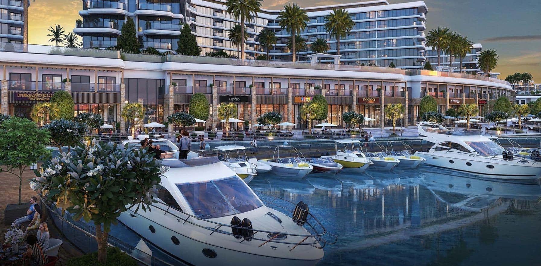 Yachtside Marina Residences amenity Yacht Club - Siniya Island, Dubai - by Sobha