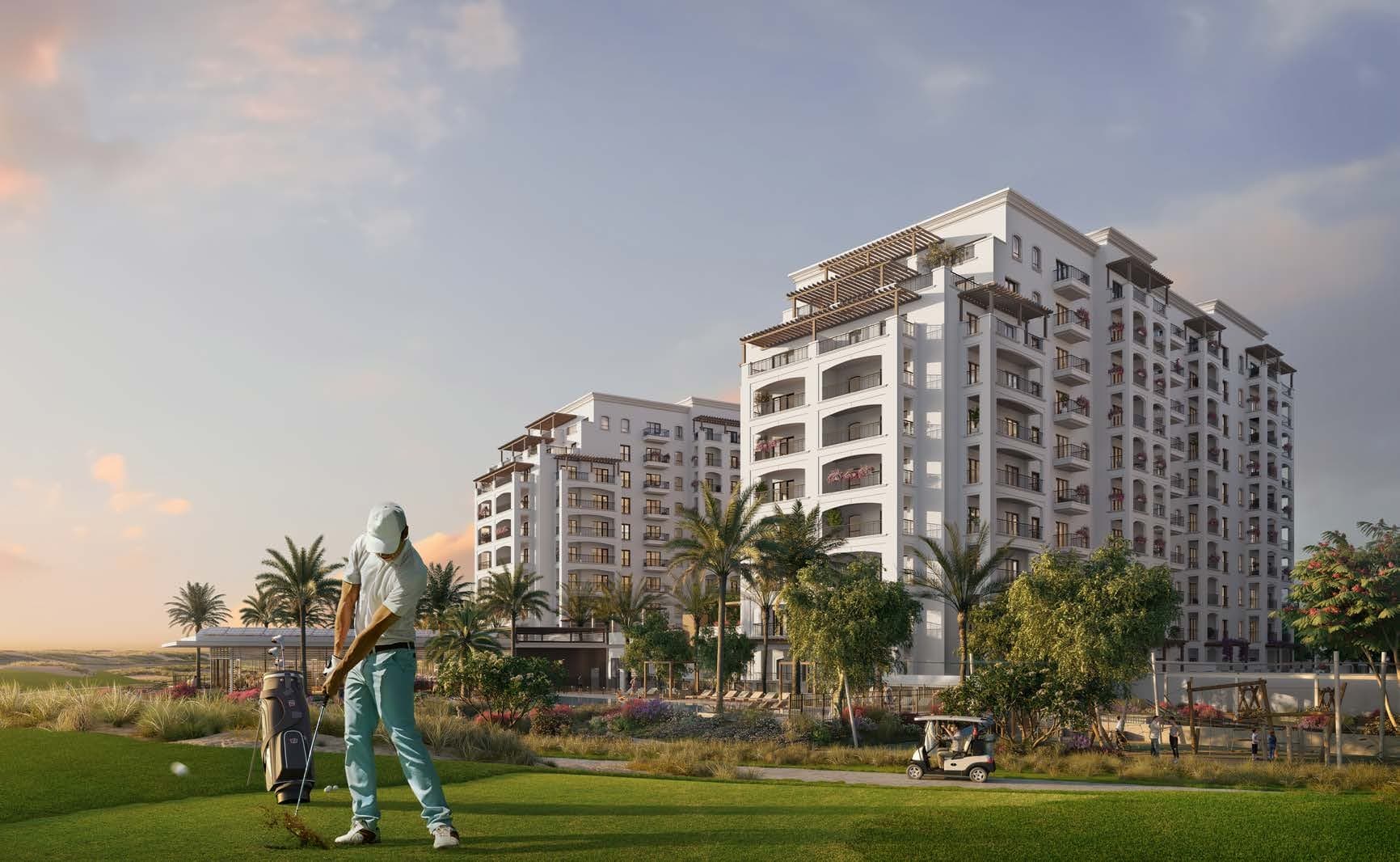 Yas Golf Collection amenity Direct Access To Green Loop - A Semi-Public Landscape Space With A Jogging Track in Yas Island, Abu Dhabi, by ALDAR