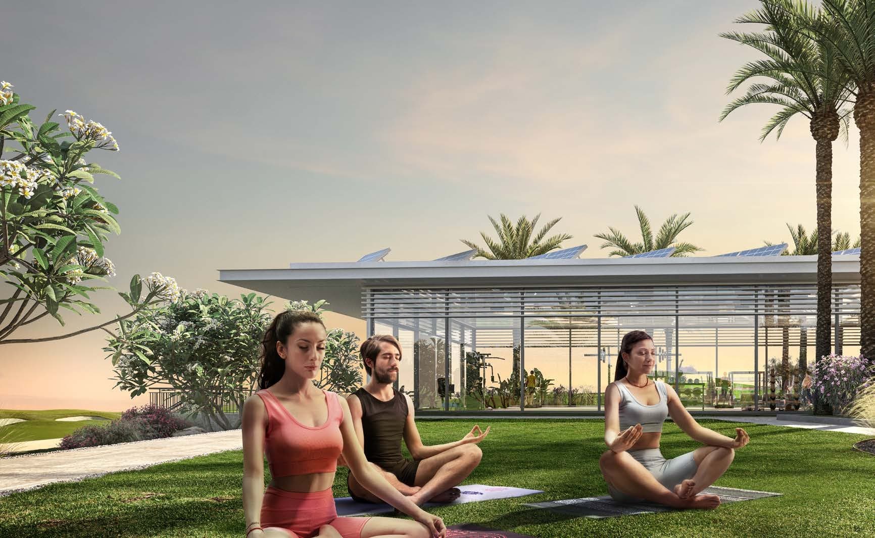 Yas Golf Collection amenity Zen Area in Yas Island, Abu Dhabi, by ALDAR