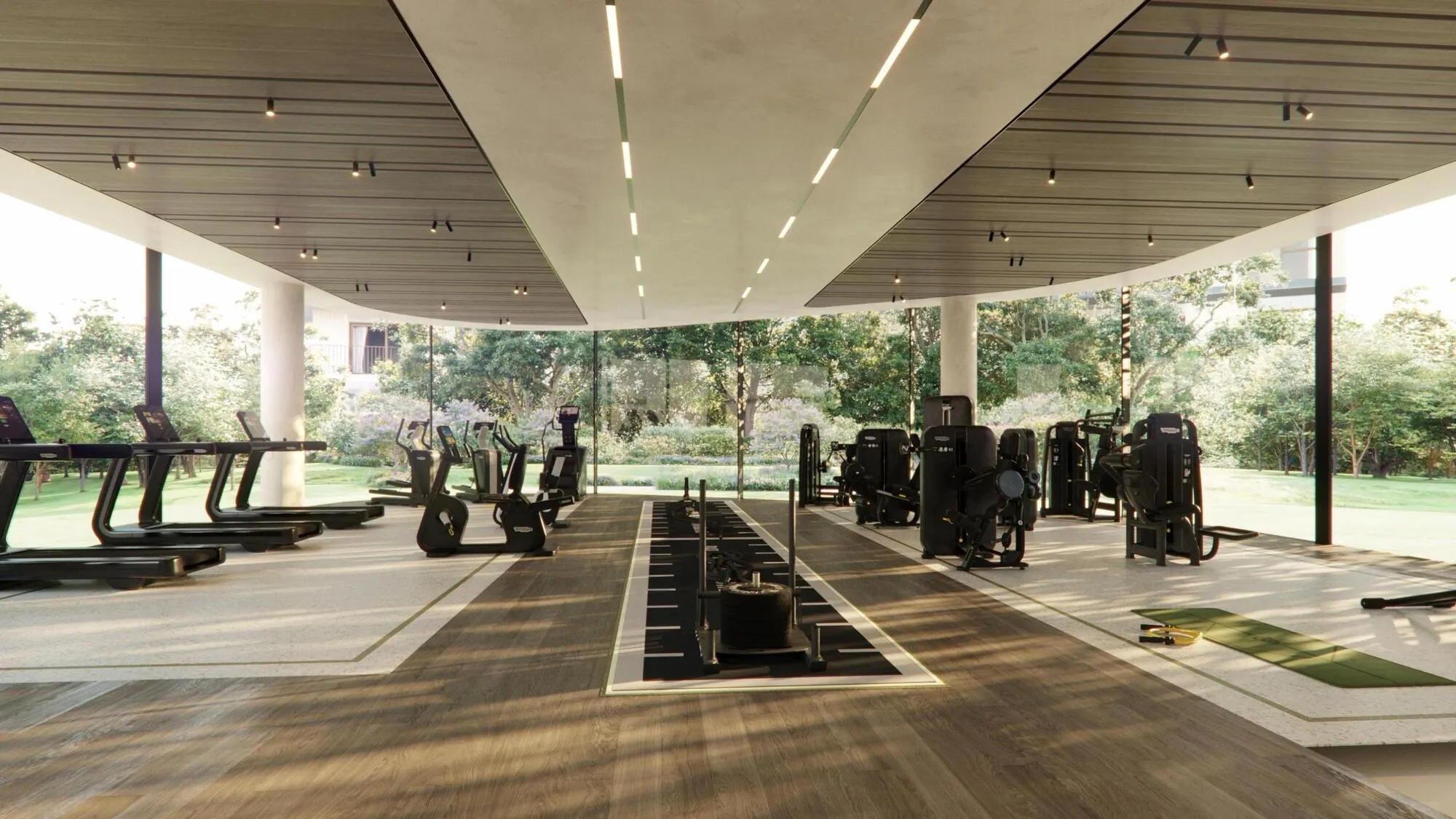 Yas Park Place amenity Gym & Wellness Studio - Abu Dhabi, Dubai - by ALDAR