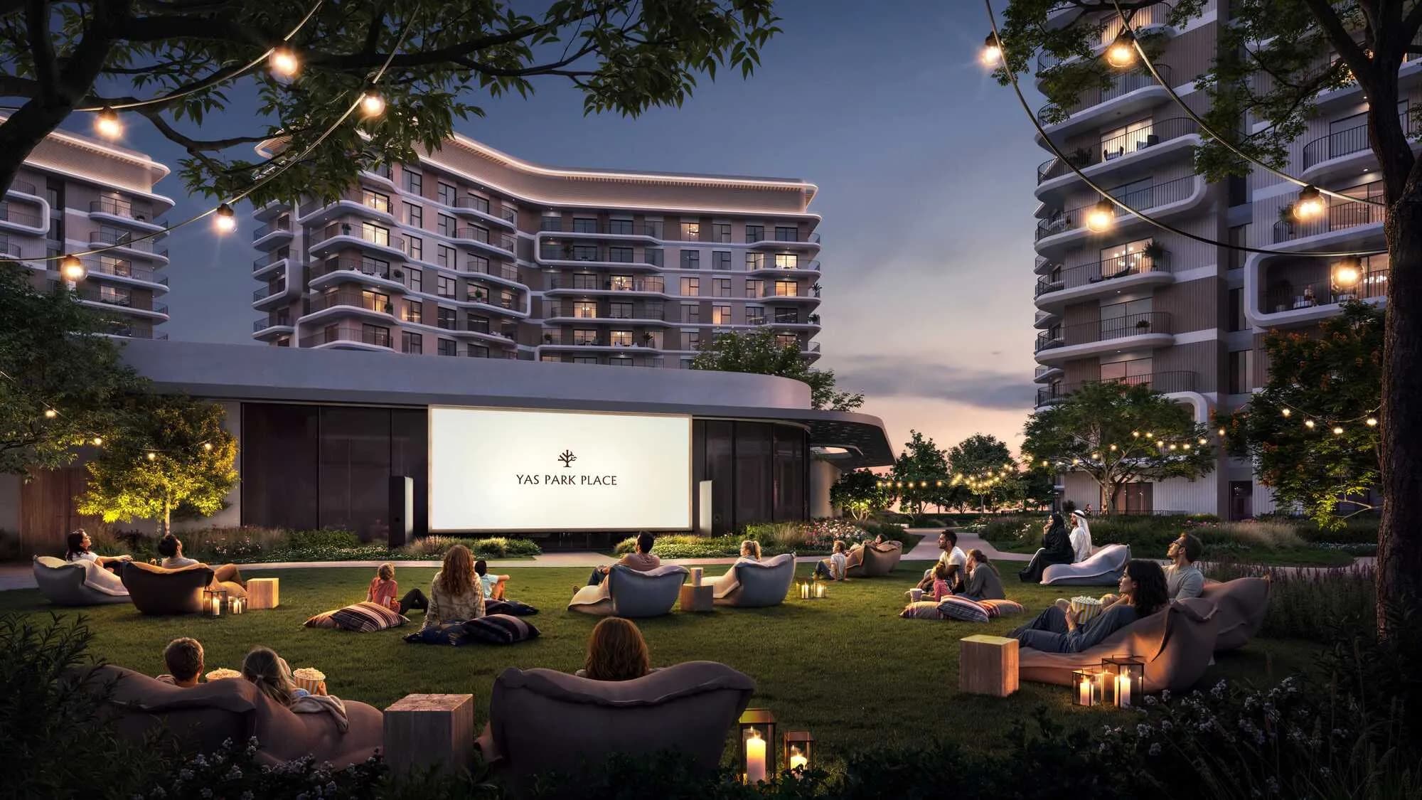 Yas Park Place amenity Outdoor Cinema - Abu Dhabi, Dubai - by ALDAR