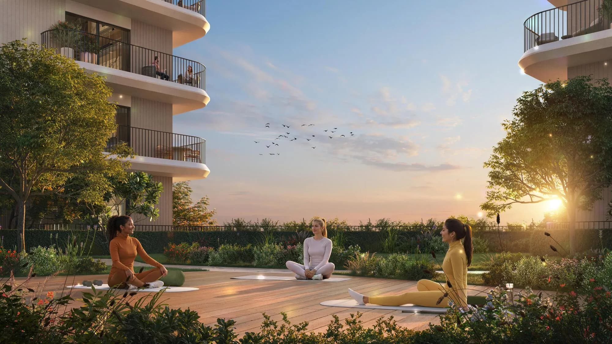 Yas Park Place amenity Wellness Gardens - Abu Dhabi, Dubai - by ALDAR