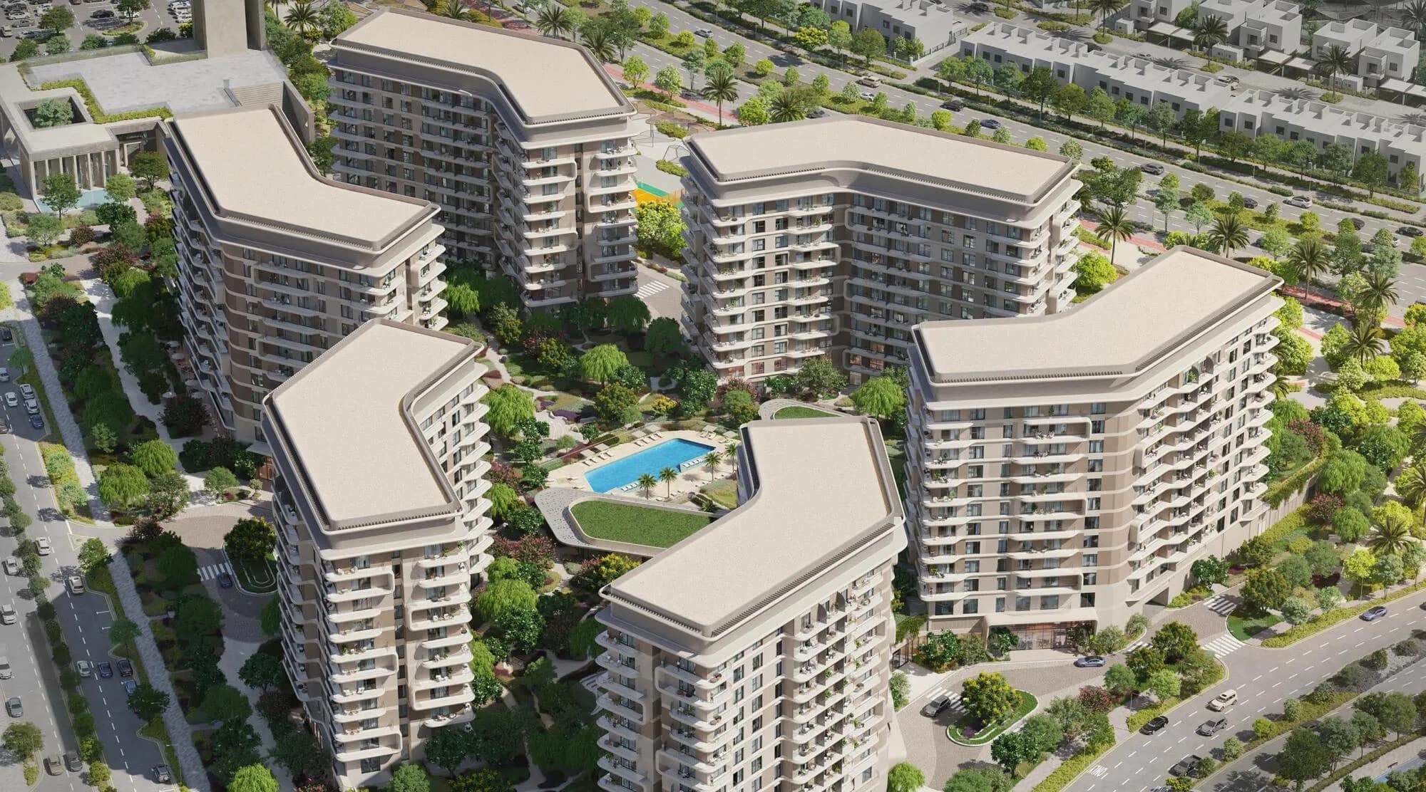 Yas Park Place exterior view - Abu Dhabi, Dubai - by ALDAR