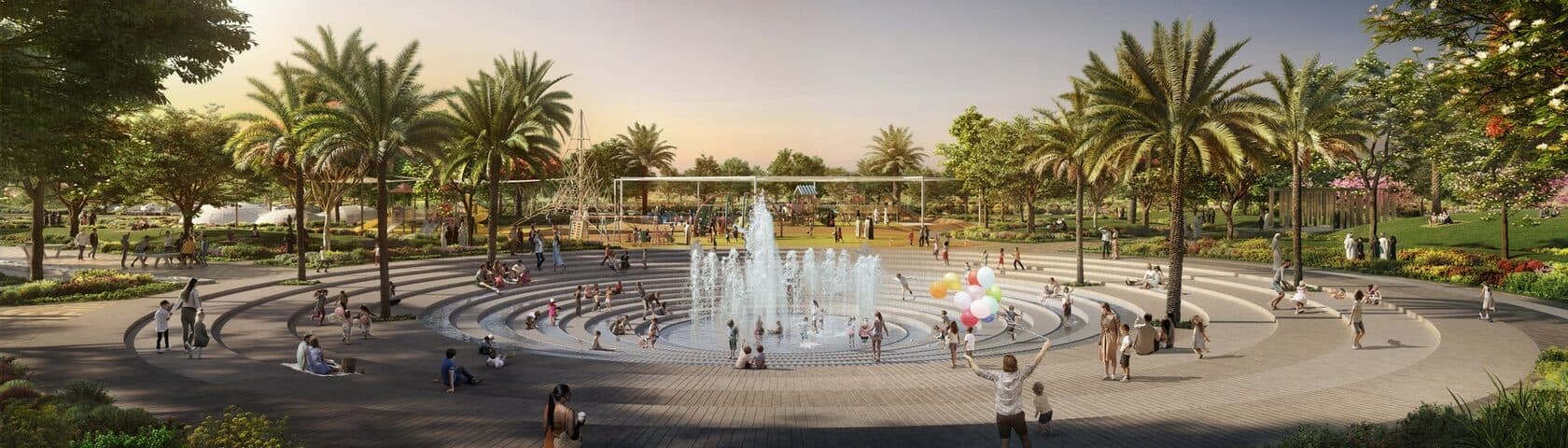 Yas Park Views amenity Kids Splash Pad
- Yas Island, Dubai - by ALDAR