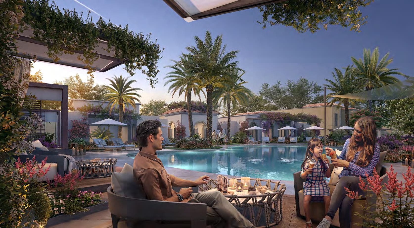Yas Park Views amenity Café And Restaurant Green Spaces - Yas Island, Dubai - by ALDAR