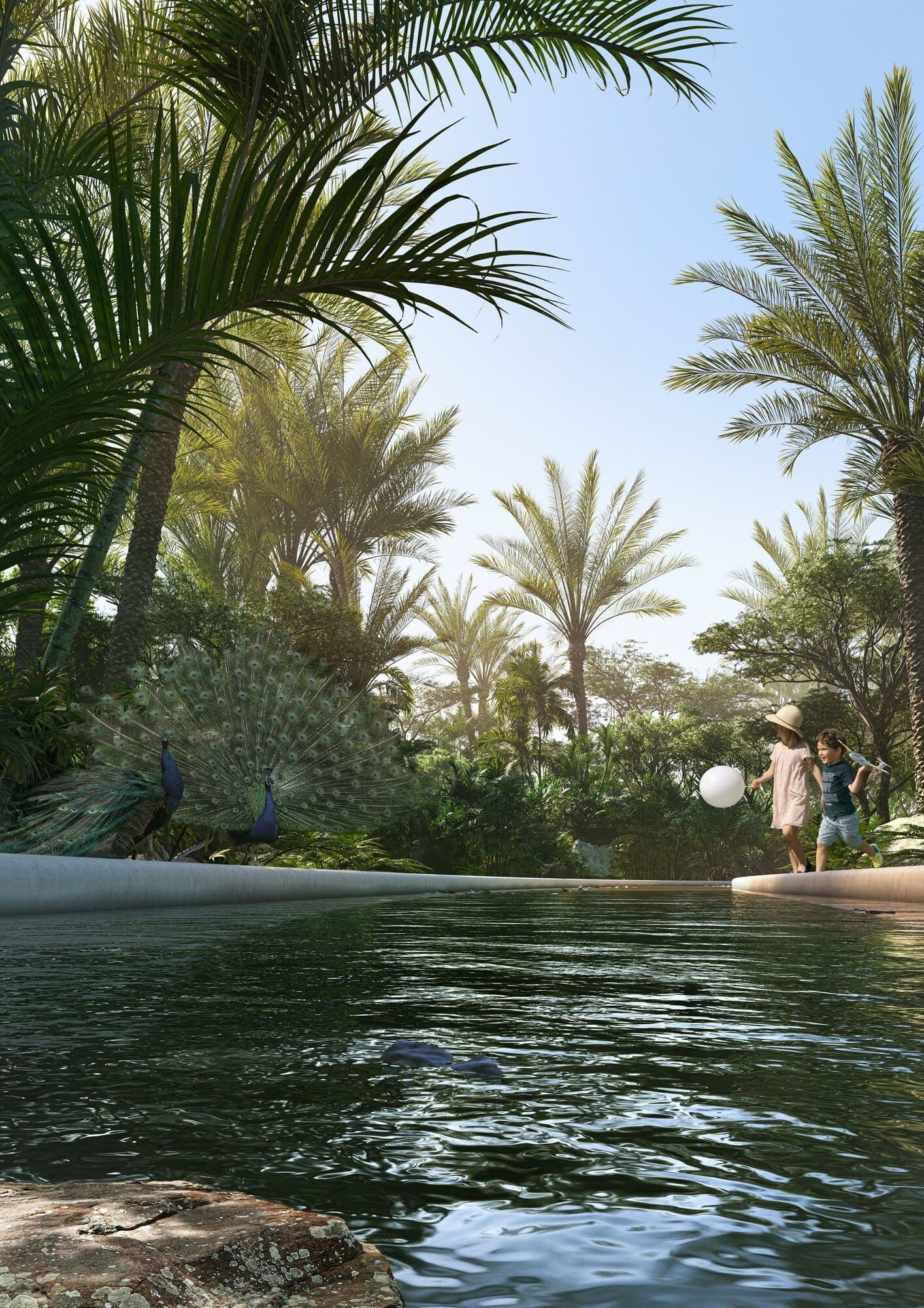 Yas Park Views amenity Mist Launge - Yas Island, Dubai - by ALDAR