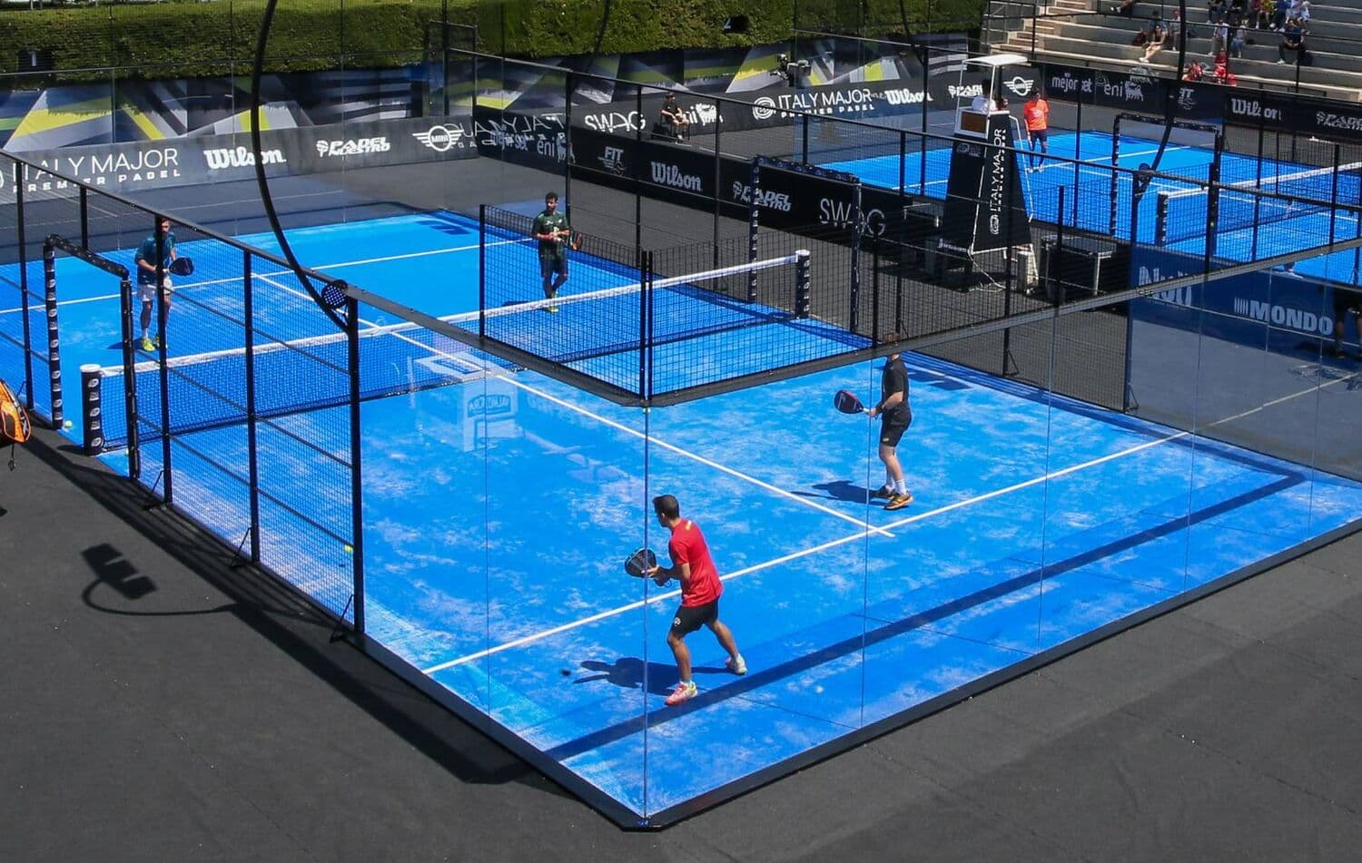 Yas Riva amenity 2 Padel Courts - Al Raha Beach, Dubai - by ALDAR