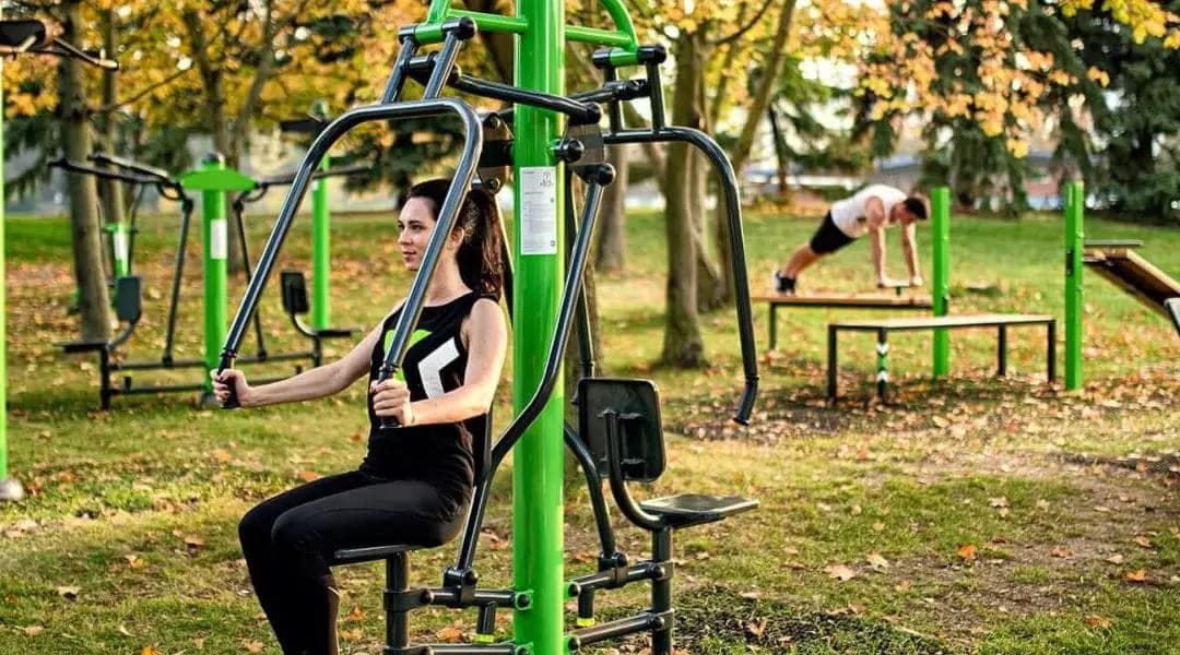Yas Riva amenity Outdoor Gym - Al Raha Beach, Dubai - by ALDAR