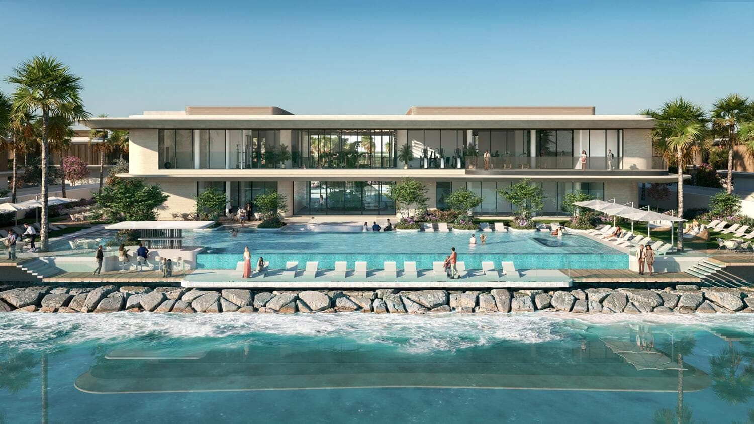 Yas Riva amenity The View Clubhouse - Al Raha Beach, Dubai - by ALDAR