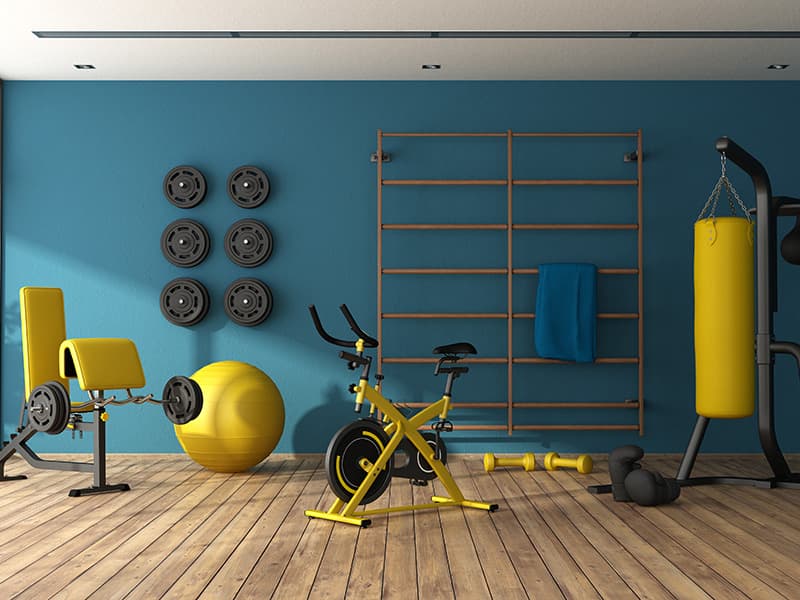 Yas Riva amenity Workout Area - Al Raha Beach, Dubai - by ALDAR