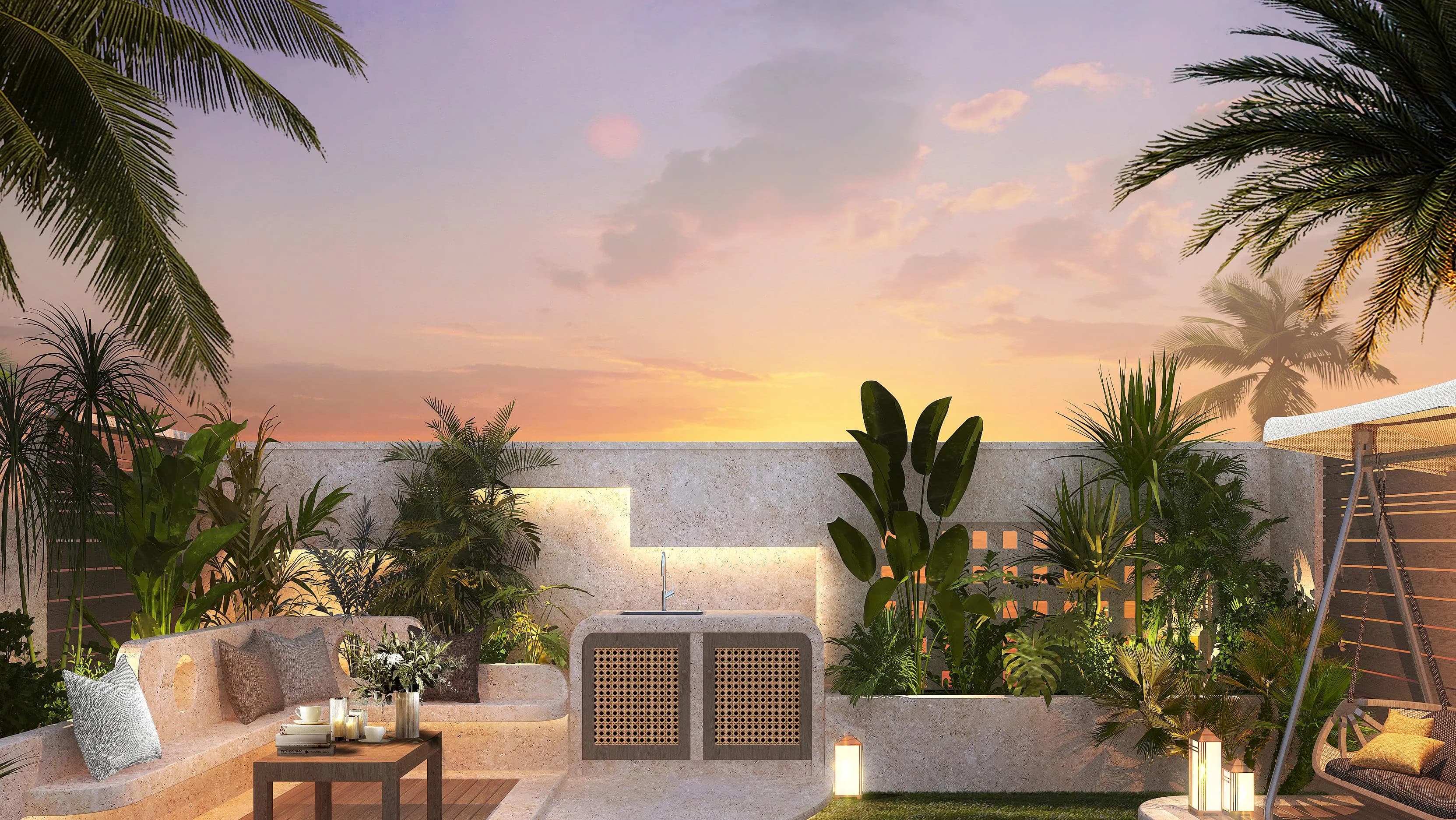 Yigo 26 amenity BBQ Area - Dubai International City, Dubai - by YIGO Development