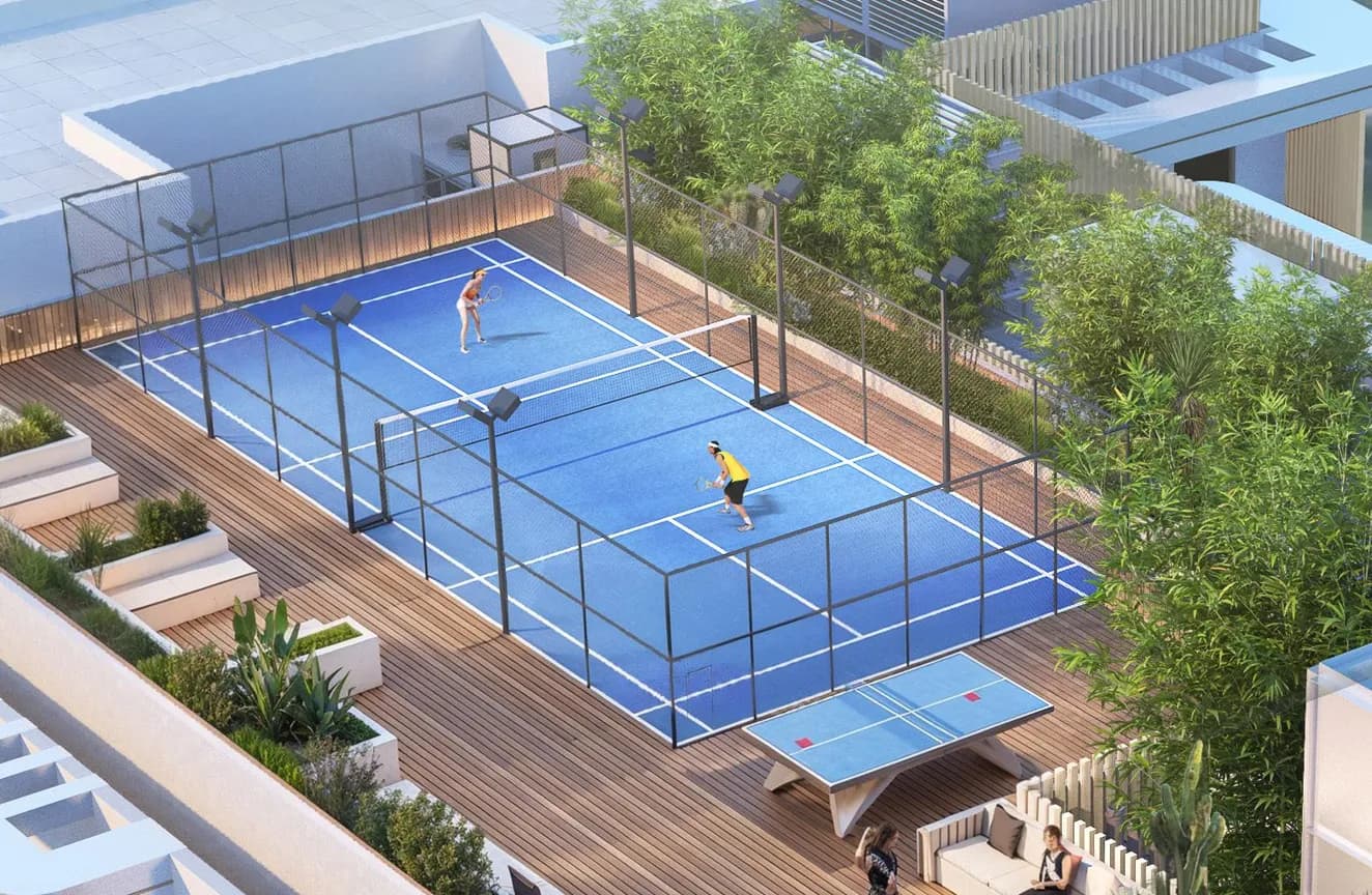 Yigo 26 amenity Sports Area in Dubai International City, Dubai, by YIGO Development