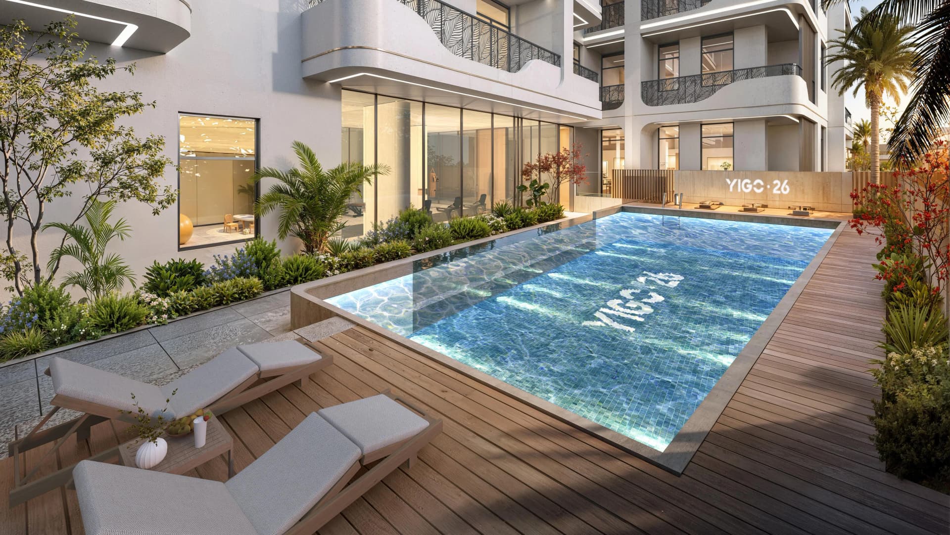 Yigo 26 amenity Swimming Pool in Dubai International City, Dubai, by YIGO Development
