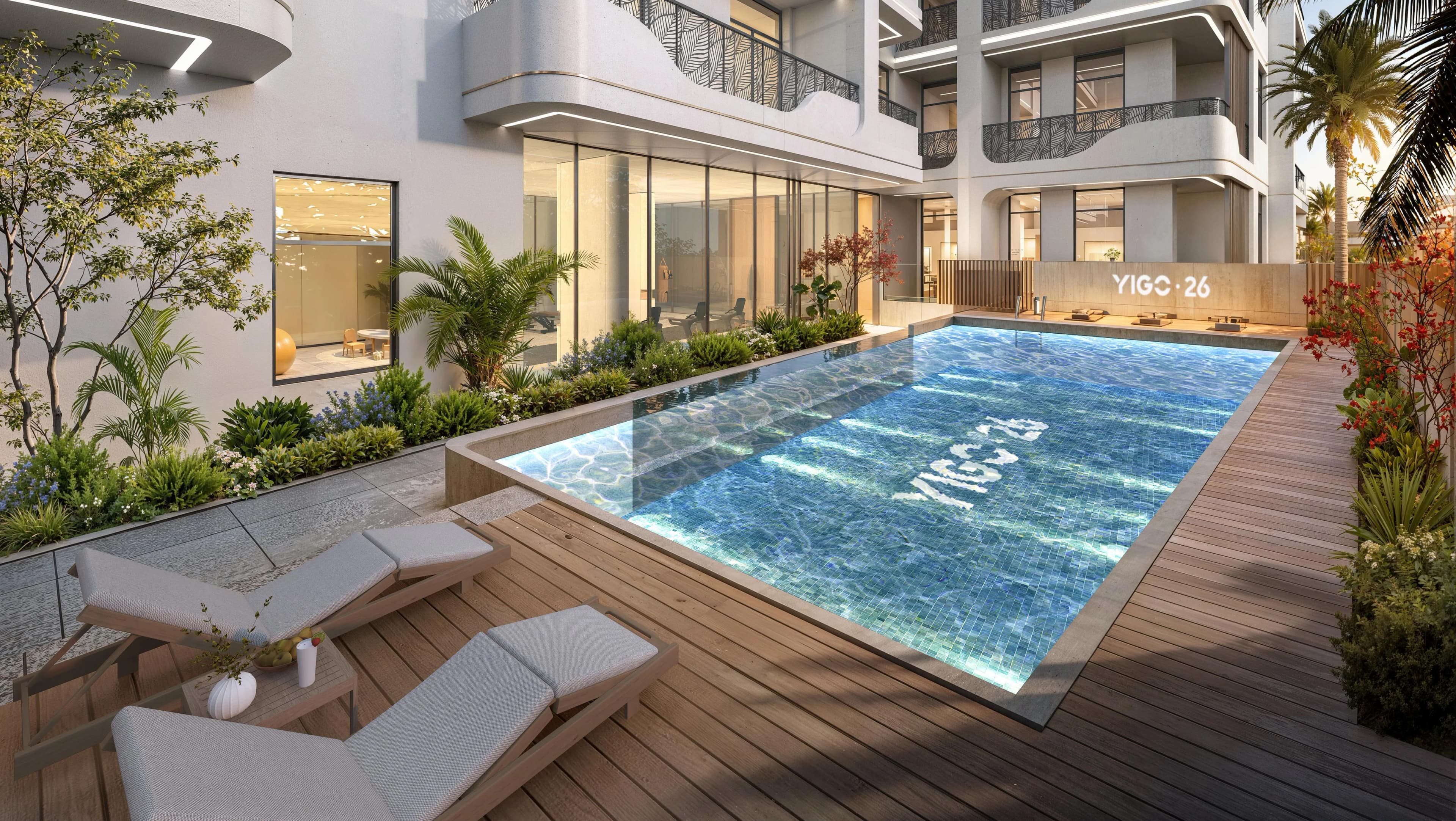 Yigo 26 amenity Swimming Pool - Dubai International City, Dubai - by YIGO Development