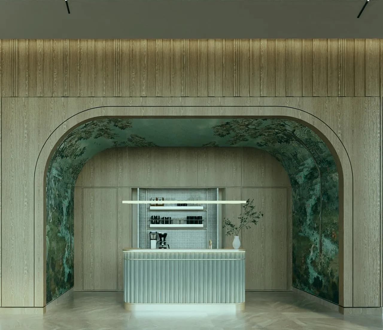 Zen Lagoons by Sanzen amenity Tea Lounge - Bukadra, Dubai - by Sanzen Developments