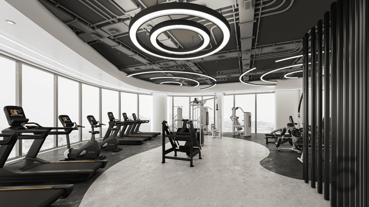Zephyra Residences amenity Modern Gym - Dubai Islands, Dubai - by Arsenal East