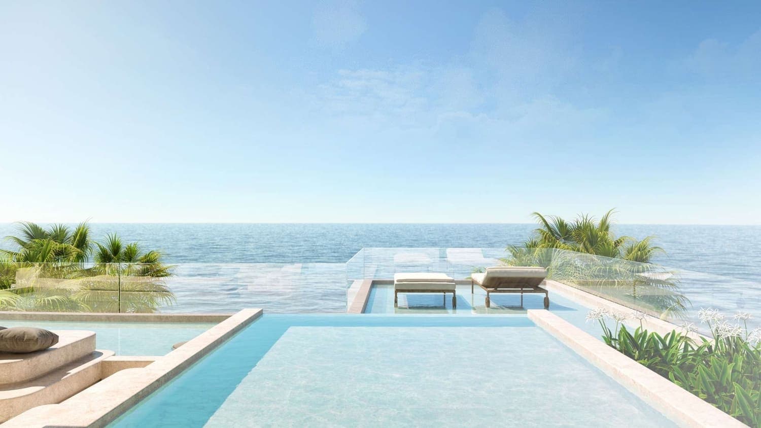 Zuha Island amenity Private Swimming Pool in World of Islands, Dubai, by Zaya Developer