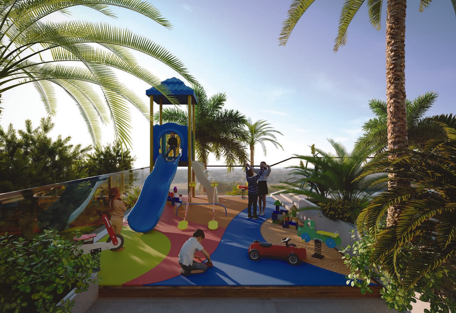 Zyra Vista Residence amenity Kids’ Play Area in Dubai International City, Dubai, by Laraix Group