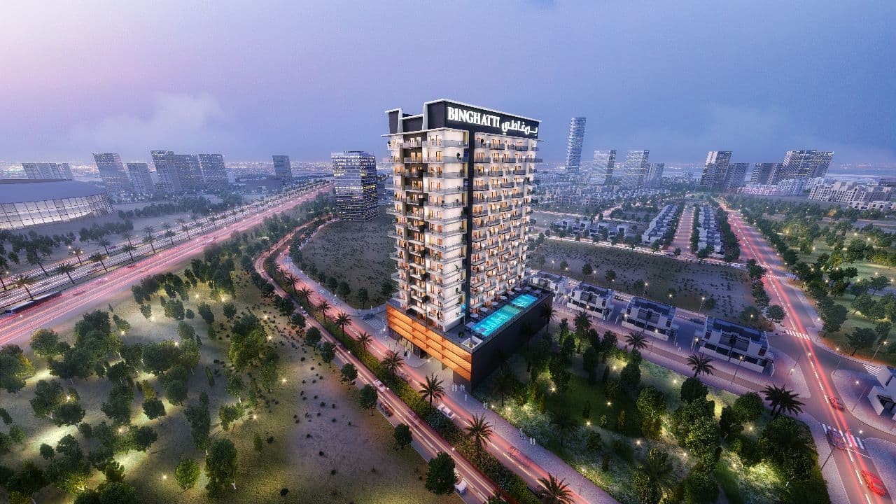 Binghatti Nova exterior view - JVC (Jumeirah Village Circle), Dubai - by Binghatti
