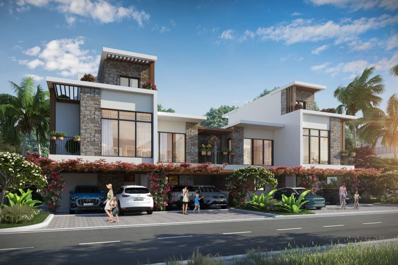 DAMAC Lagoons exterior view - Damac Lagoons, Dubai - by DAMAC