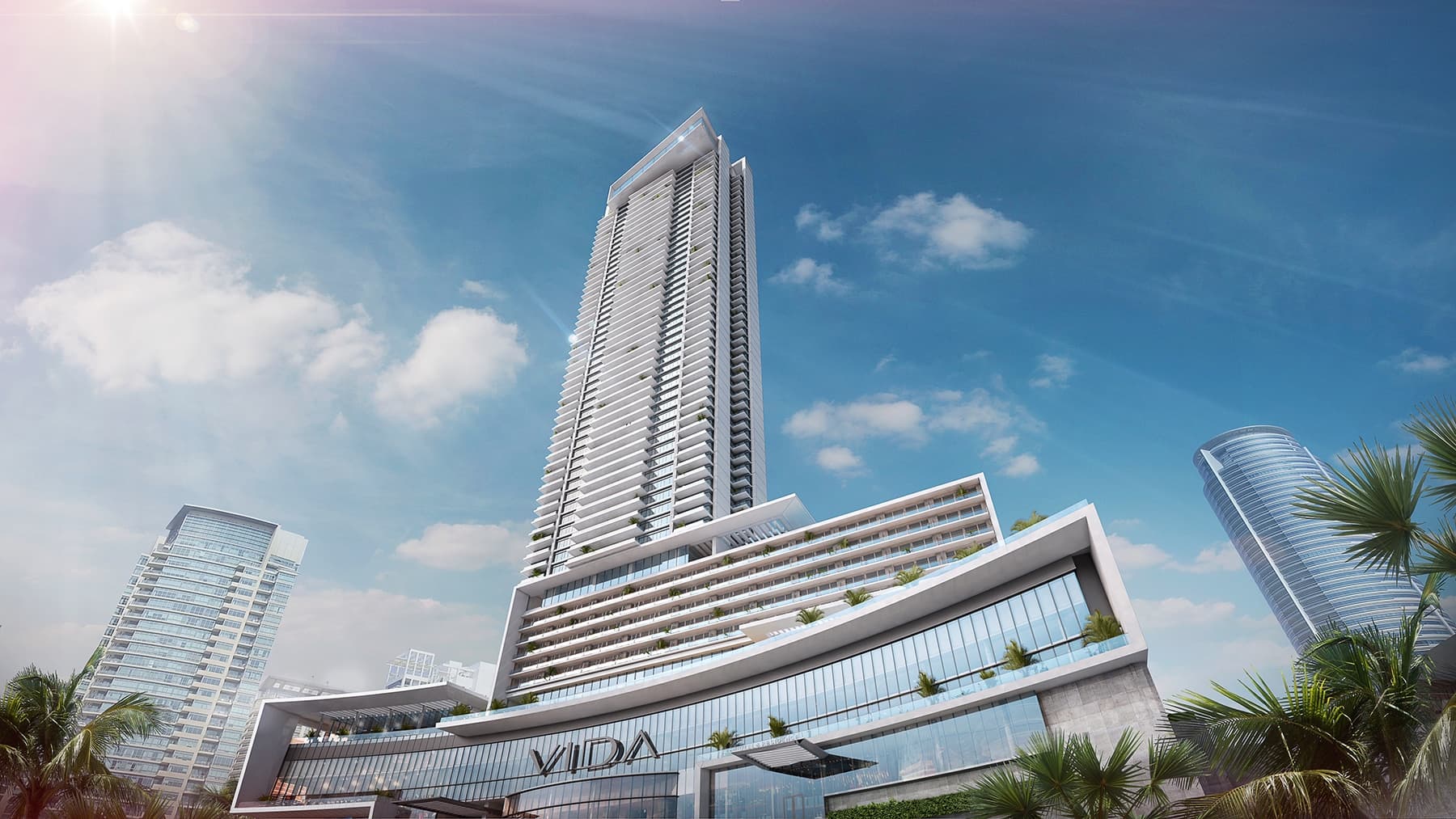 Vida Dubai Marina exterior view - Dubai Marina, Dubai - by Emaar