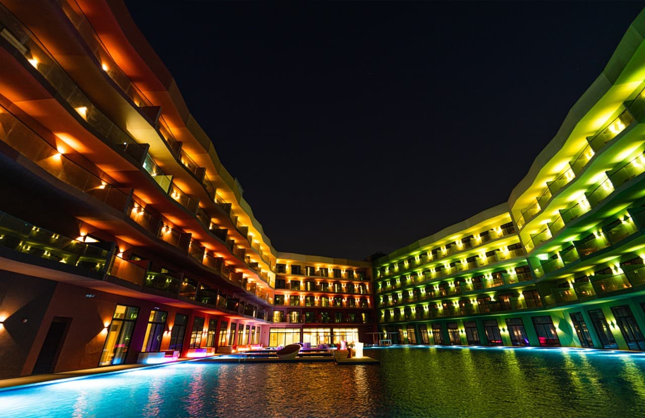 The Heart of Europe - Côte d’Azur Monaco exterior view - World of Islands, Dubai - by THOE