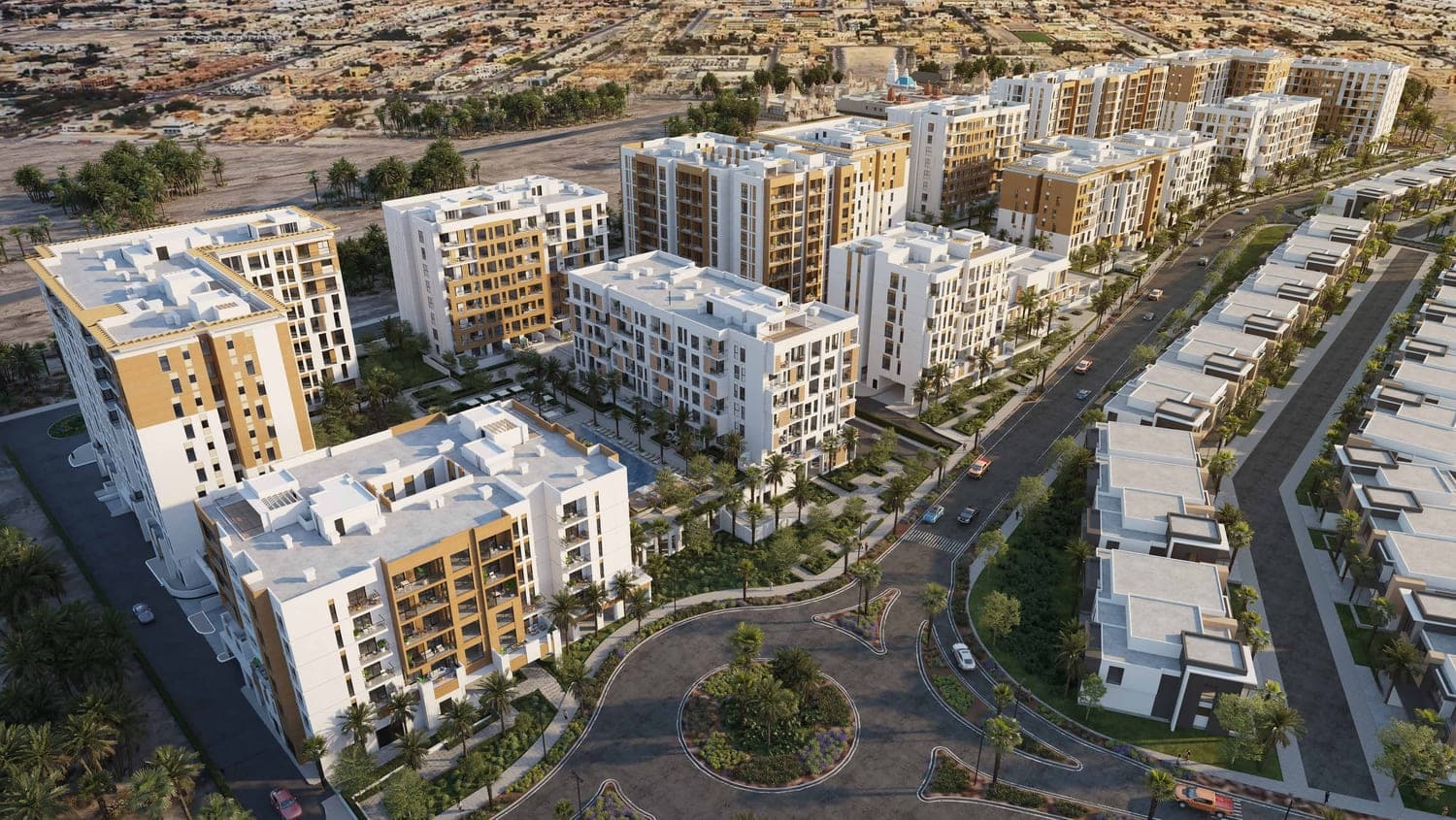 Hillside Residences exterior view - Jebel Ali Village, Dubai - by Wasl
