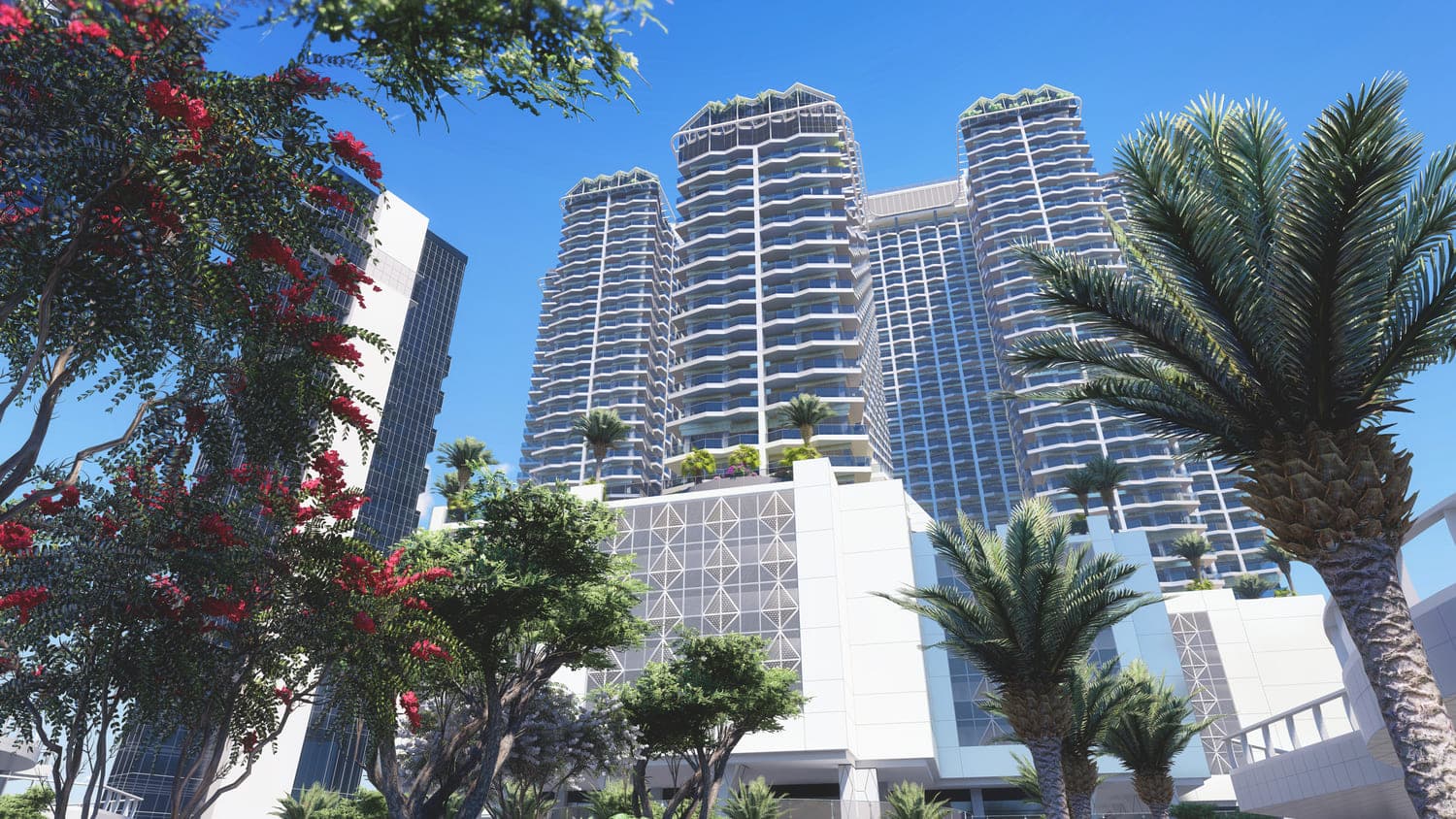 Golf Views Seven City exterior view - JLT (Jumeirah Lake Towers), Dubai - by Seven Tides