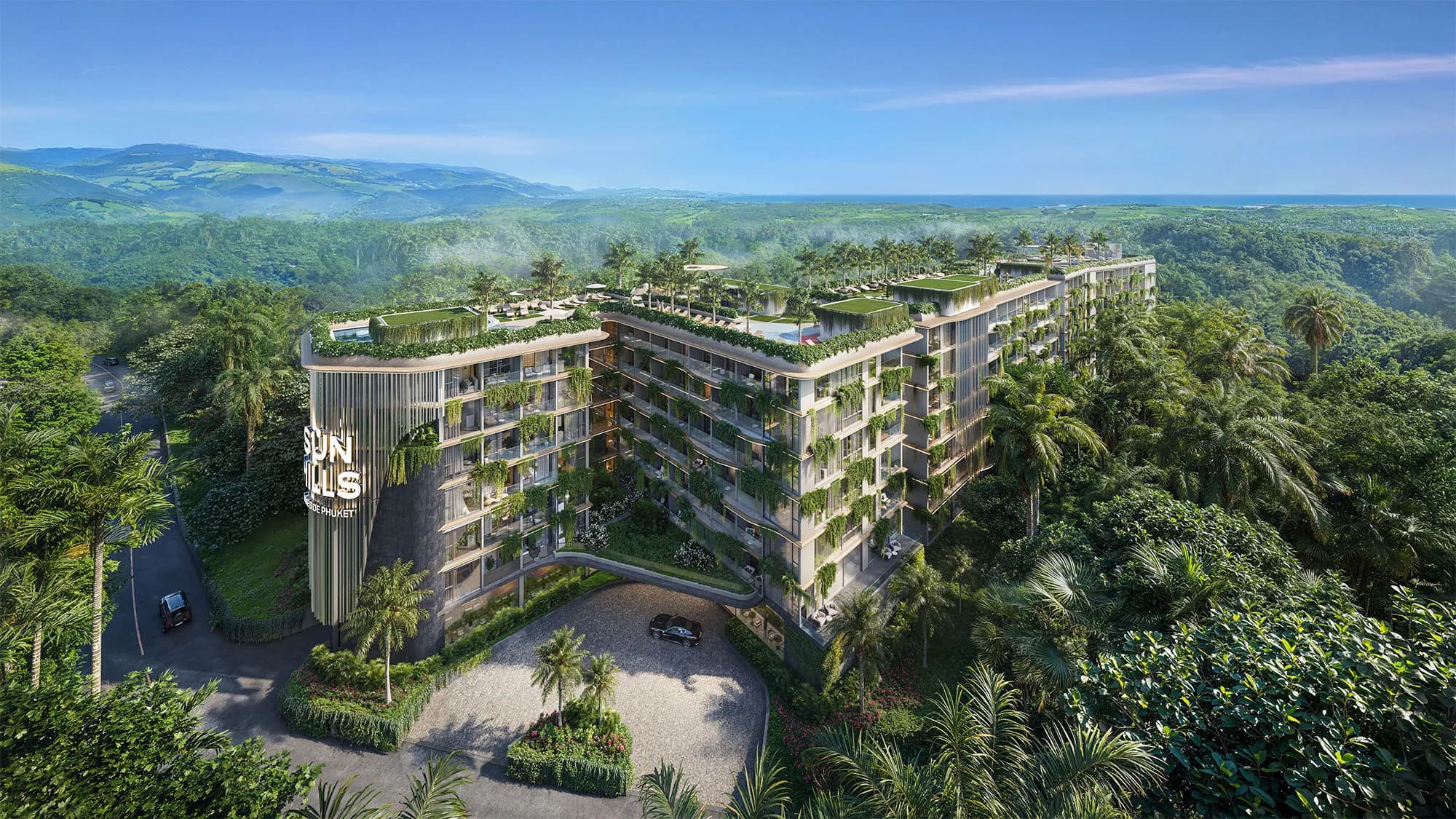 Sun Hills Lakeside exterior view - Thalang District, Dubai - by Sun Hills Co., LTD