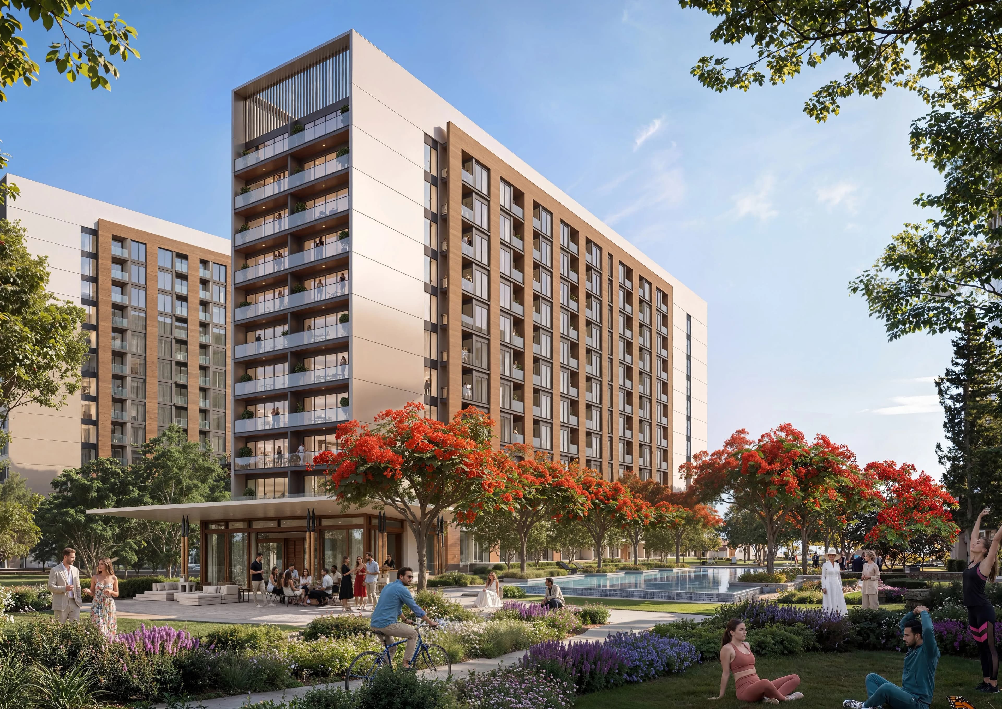 The Woods at Sobha Sanctuary exterior view - The Valley, Dubai - by Sobha