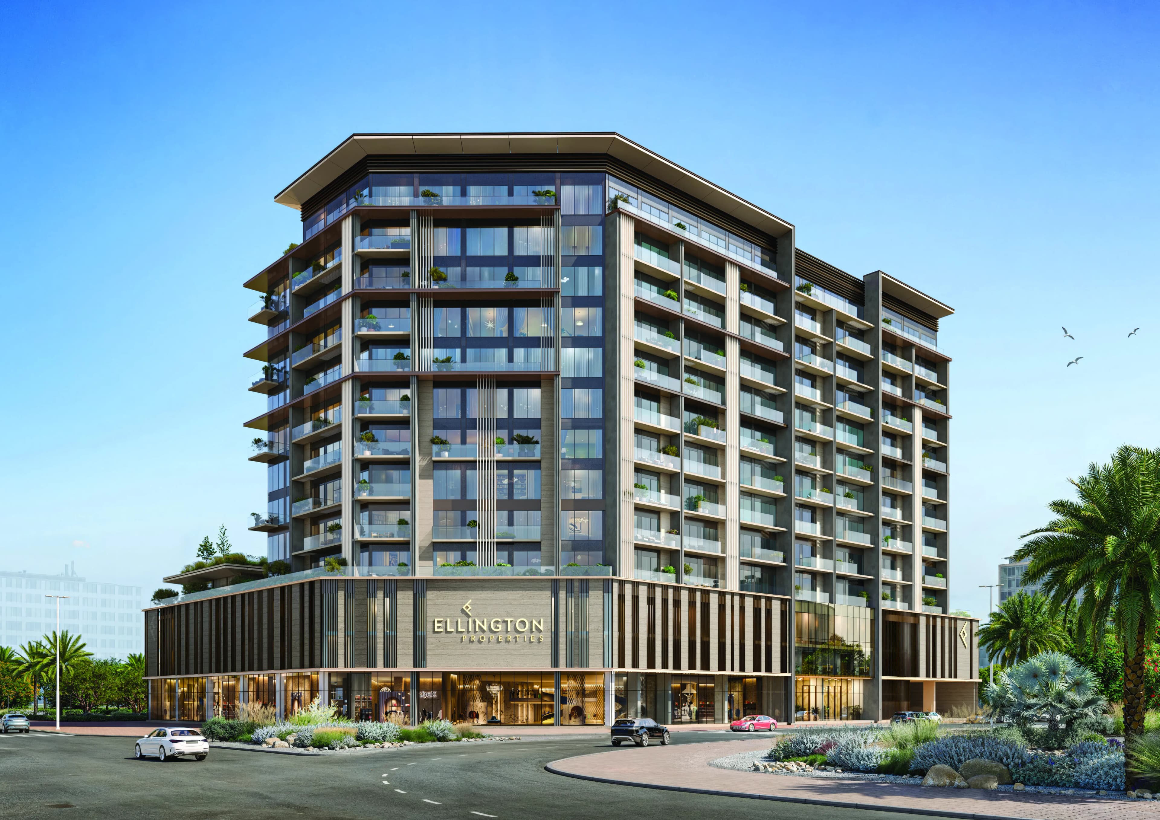 Everly Place exterior view - Ras Al Khor, Dubai - by Ellington