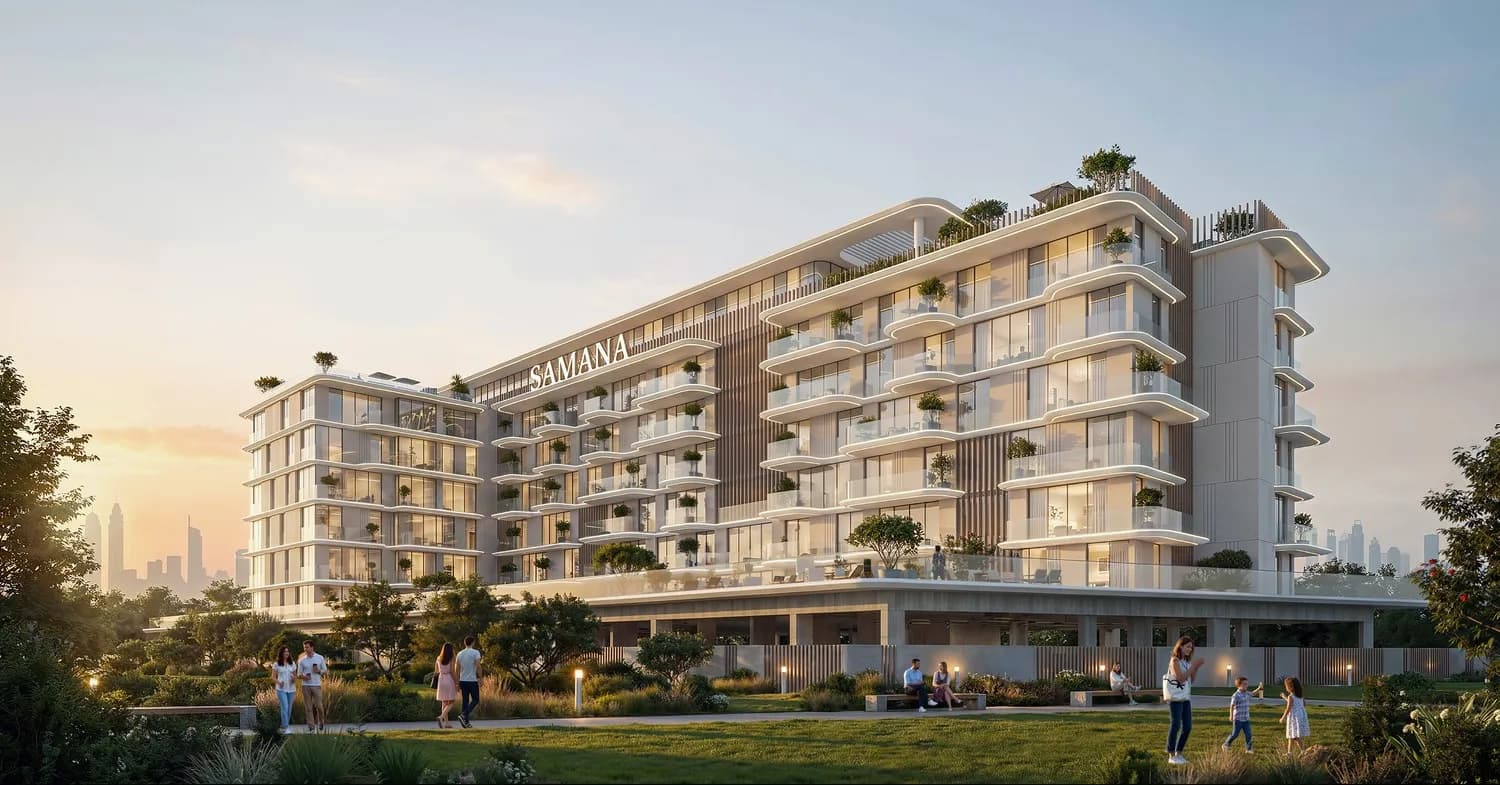 Samana Hills South Haven exterior view - Dubai Industrial City, Dubai - by Samana