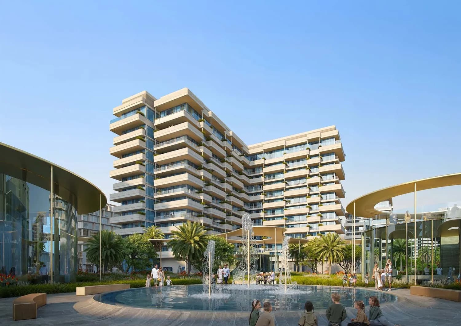 Luluat Marina at Luluat Al Raha exterior view - Abu Dhabi, Dubai - by ICT Real Estate Development