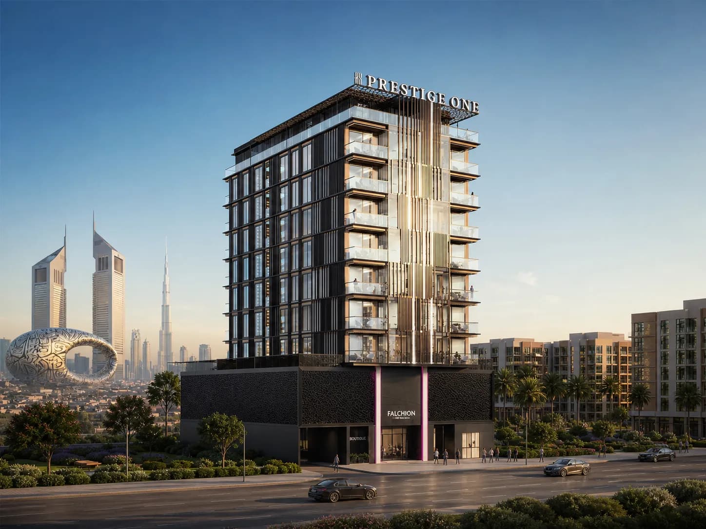 Fauchon Residences exterior view - Al Satwa, Dubai - by Prestige One Developments
