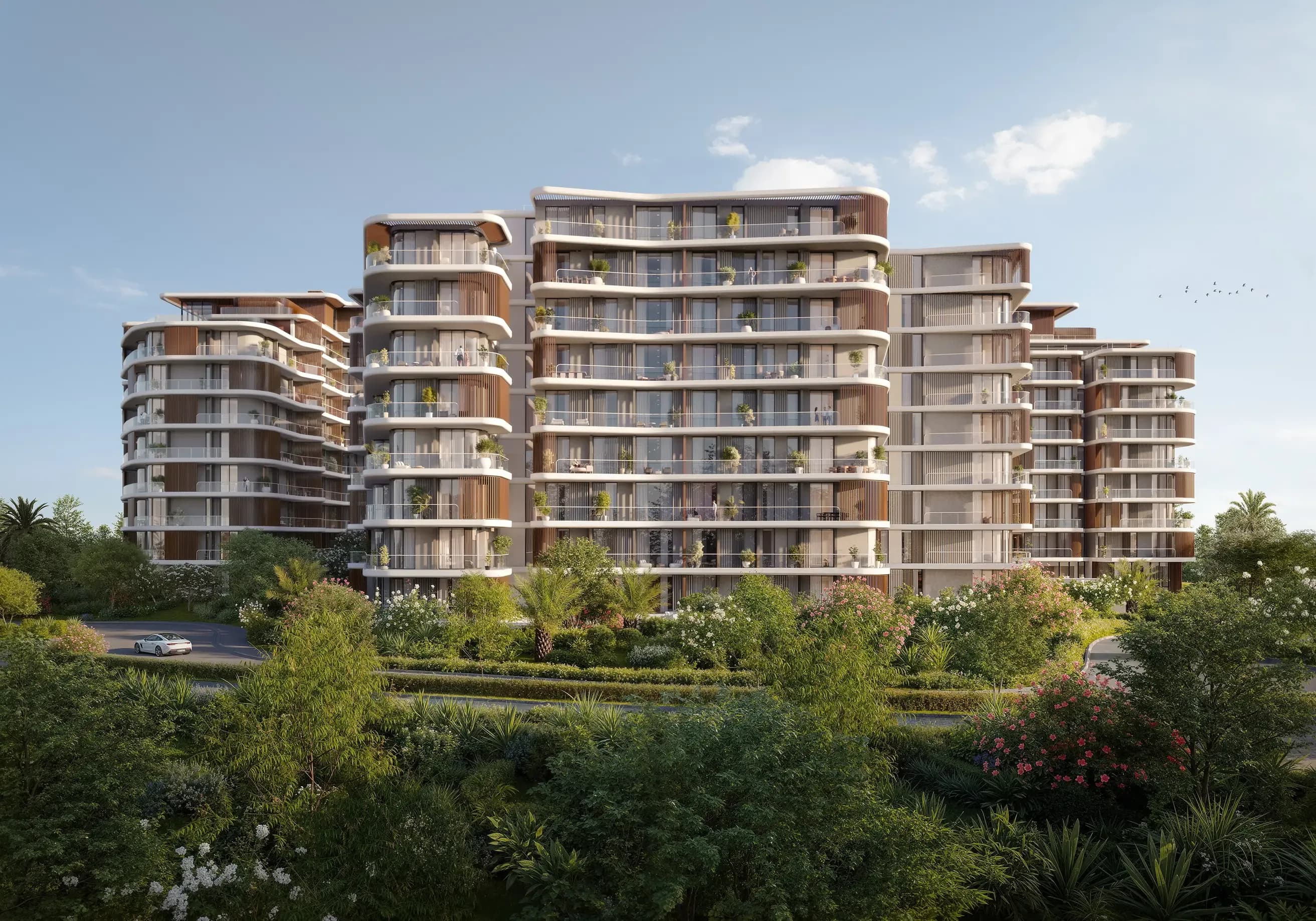 The Cape exterior view - Al Barari, Dubai - by Al Barari