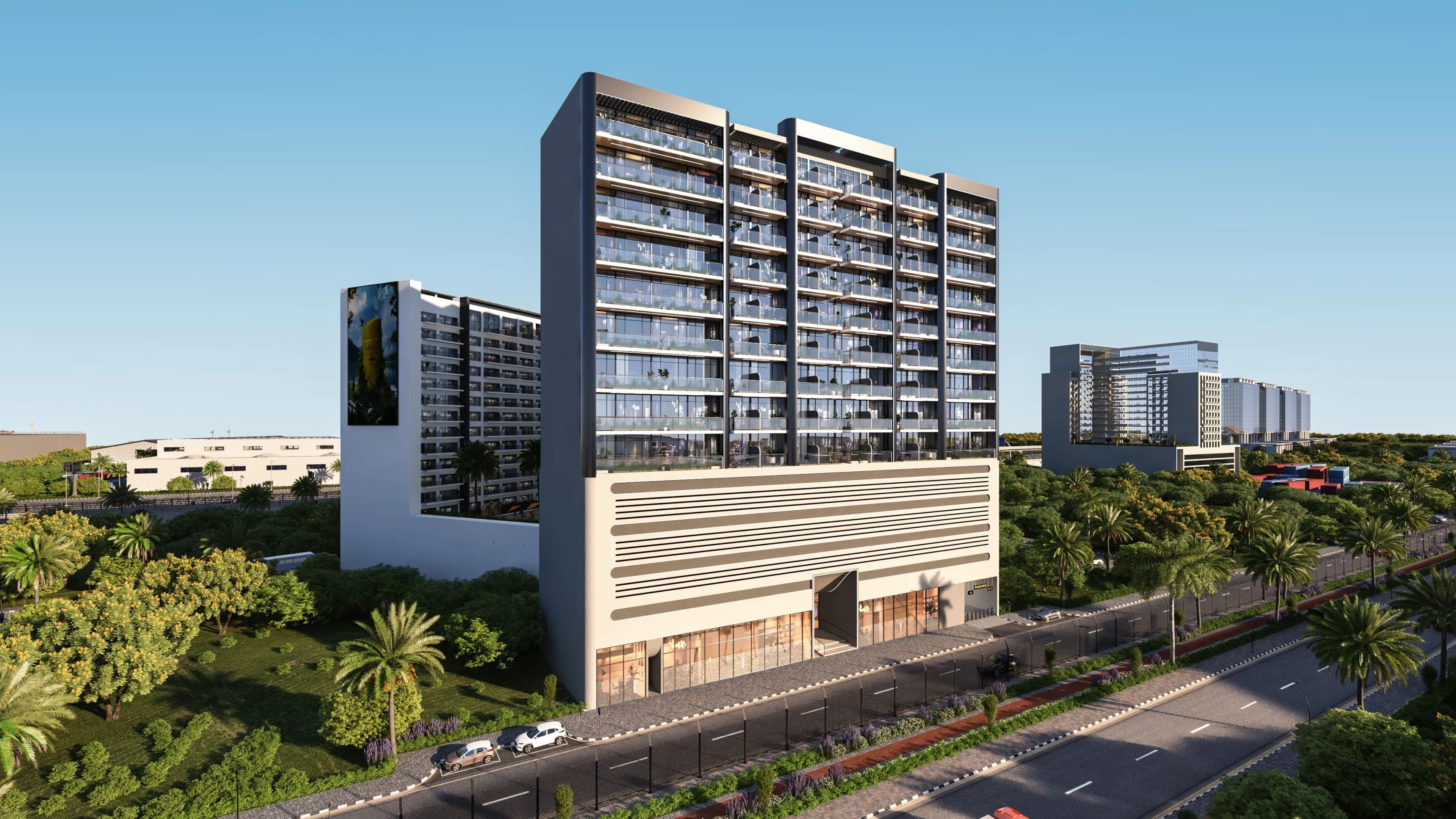Empire Jebel Ali exterior view - Jebel Ali Freezone Extension, Dubai - by Empire Developments
