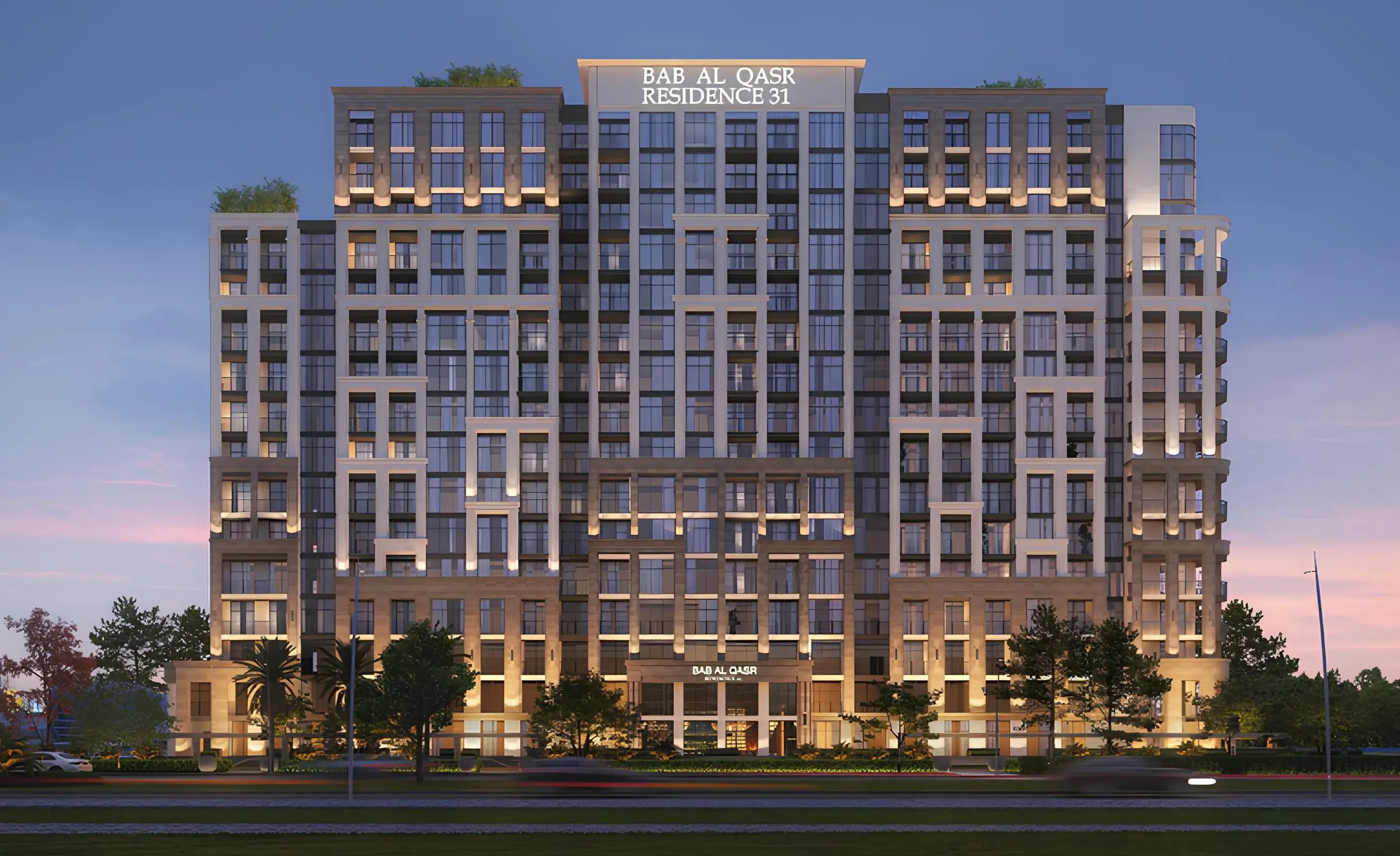 Bab Al Qasr Residence 31 exterior view - Abu Dhabi, Dubai - by Burtville Developments